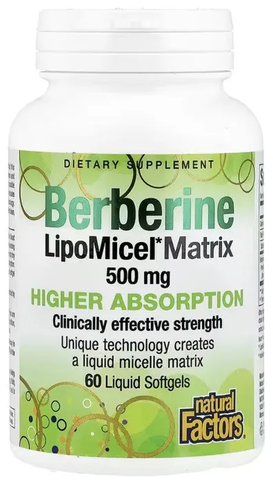 Berberine LipoMicel Matrix - 60 softgels