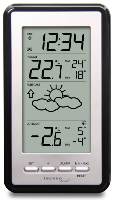 Метеостанція Technoline WS9130 Silver/Black (WS9130)