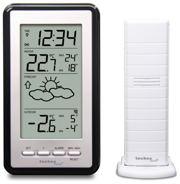 Метеостанція Technoline WS9130 Silver/Black (WS9130)