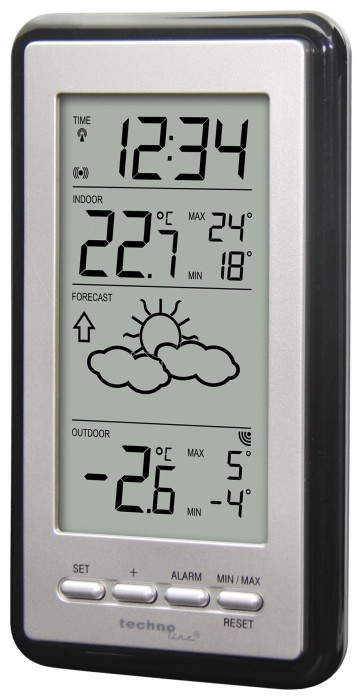 Метеостанція Technoline WS9130 Silver/Black (WS9130)
