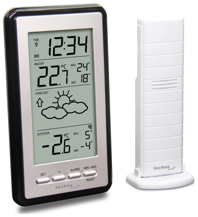 Метеостанція Technoline WS9130 Silver/Black (WS9130)