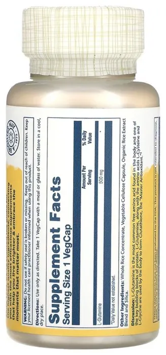 L-Glutamine 500mg - 50 vcaps