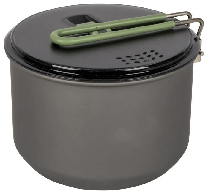 Каструля Bo-Camp Explorer Hard Anodized 1L Grey/Green (2200236)
