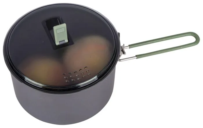 Каструля Bo-Camp Explorer Hard Anodized 1L Grey/Green (2200236)