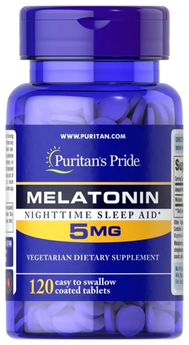 Melatonin 5mg - 120 tabs (Пошкоджена банка)