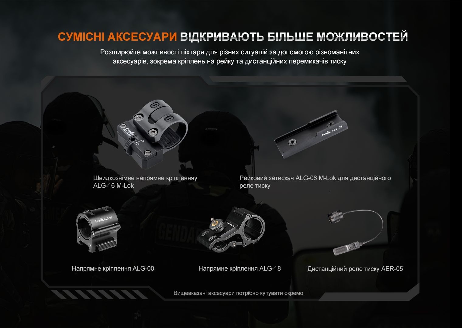 Ліхтар ручний Fenix HT32, укр, укр