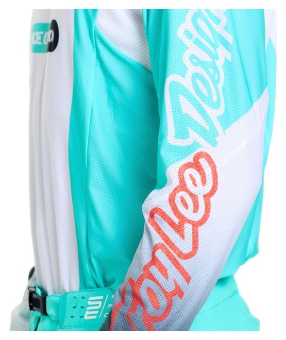 Мото джерсі TLD SE PRO JERSEY; SEVER [WHITE / TEAL] XL