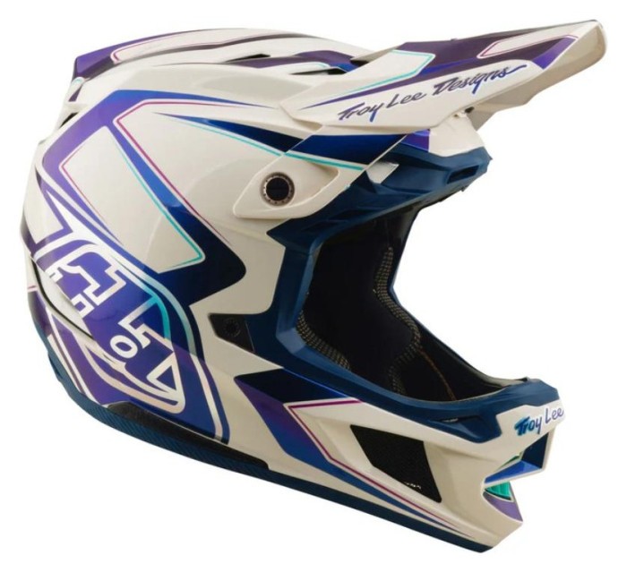 Велосипедный шлем TLD D4 COMPOSITE HELMET; FLARED [WHITE / INDIGO] M