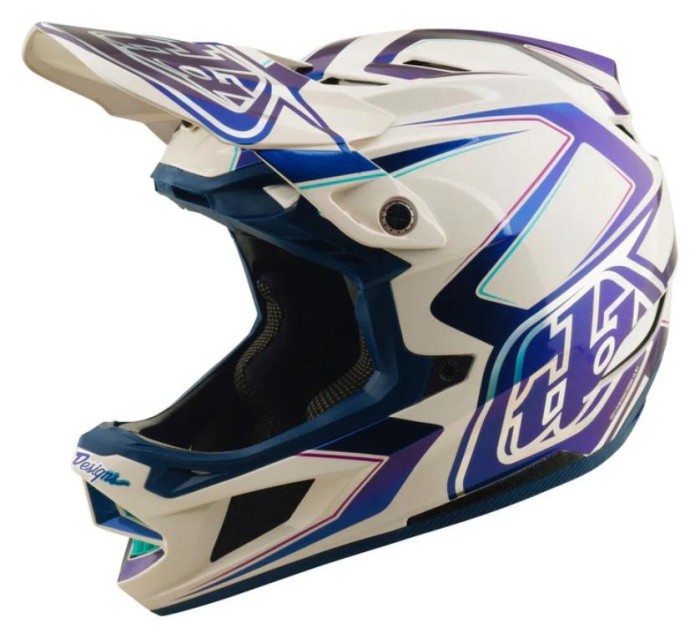 Велосипедный шлем TLD D4 COMPOSITE HELMET; FLARED [WHITE / INDIGO] M