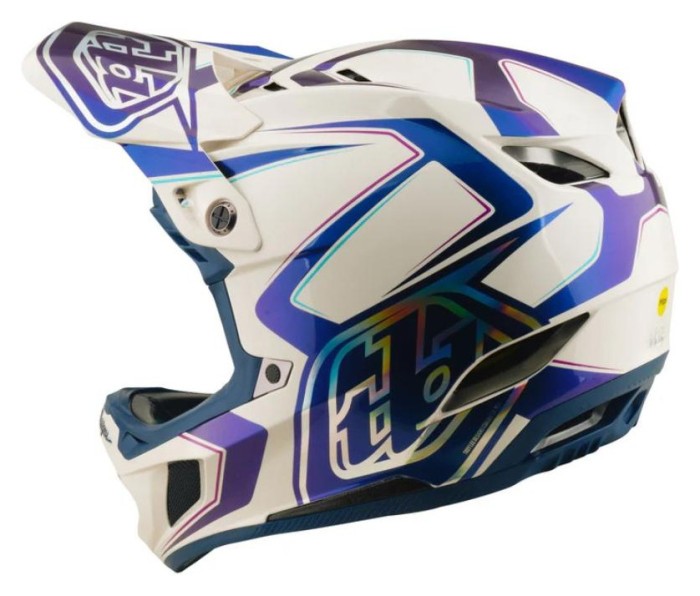 Велосипедный шлем TLD D4 COMPOSITE HELMET; FLARED [WHITE / INDIGO] M