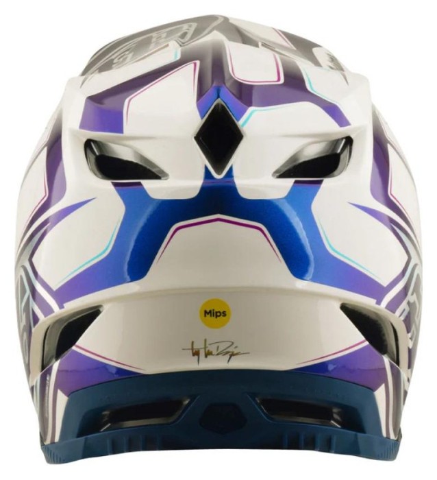 Велосипедный шлем TLD D4 COMPOSITE HELMET; FLARED [WHITE / INDIGO] M
