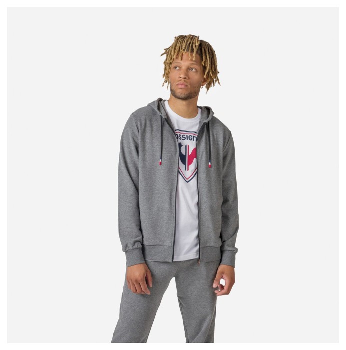 Кофта ROSSIGNOL (RLKMS07) LOGO SWEAT FZ HOOD FT 2024