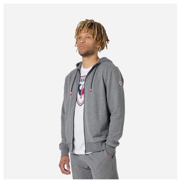 Кофта ROSSIGNOL (RLKMS07) LOGO SWEAT FZ HOOD FT 2024