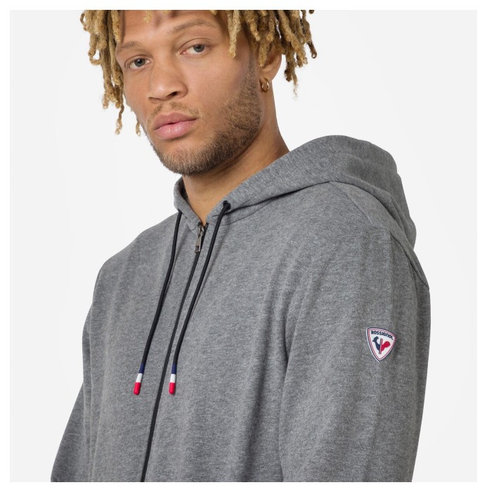 Кофта ROSSIGNOL (RLKMS07) LOGO SWEAT FZ HOOD FT 2024