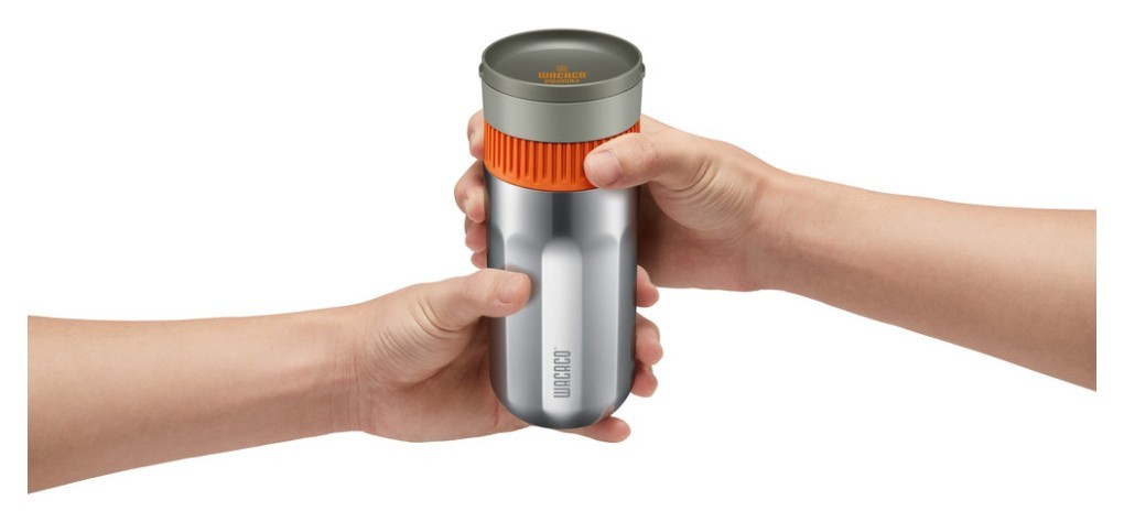 Портативная кофеварка-термокружка Wacaco Pipamoka, механическая, для молотого кофе