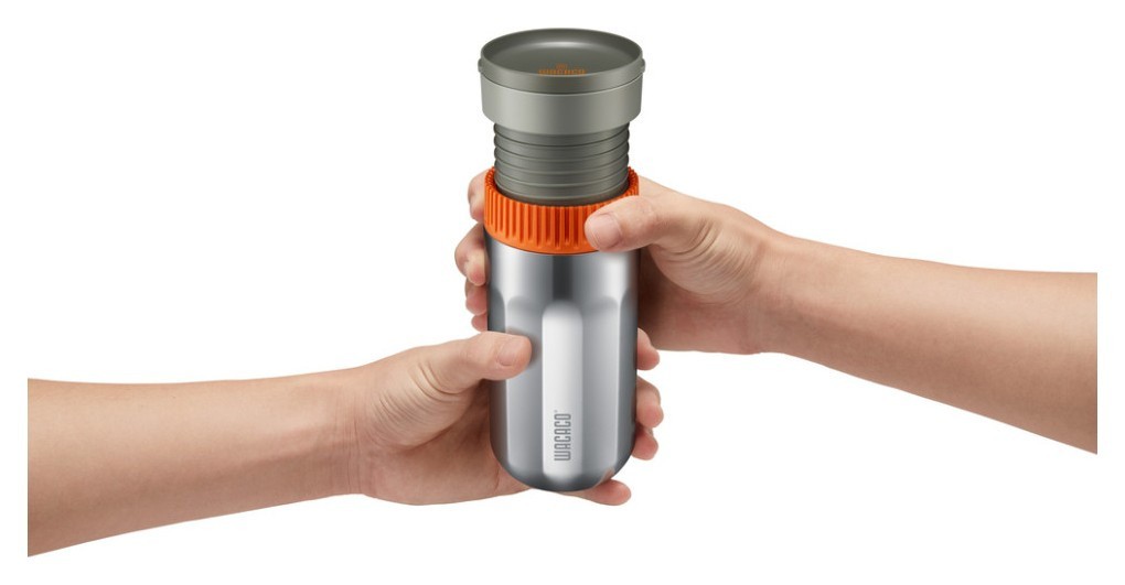 Портативная кофеварка-термокружка Wacaco Pipamoka, механическая, для молотого кофе