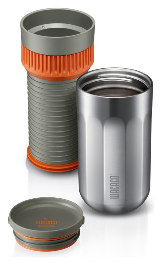 Портативная кофеварка-термокружка Wacaco Pipamoka, механическая, для молотого кофе