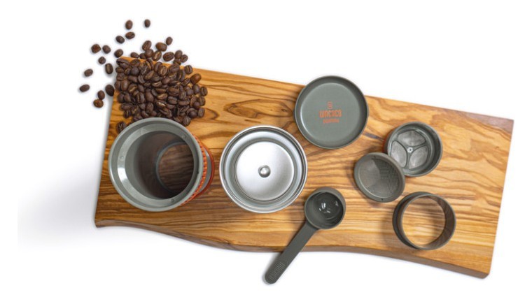 Портативная кофеварка-термокружка Wacaco Pipamoka, механическая, для молотого кофе