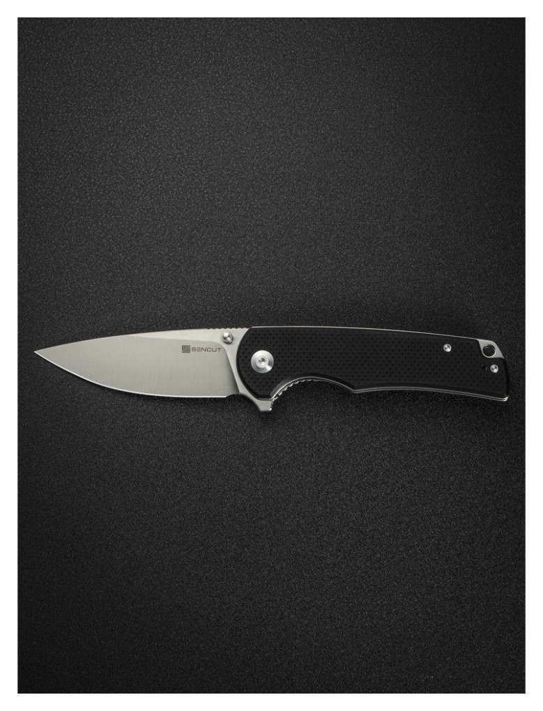 Ніж складаний туристичний Sencut Praktisk, (9.1 см) 9Cr18MoV / G10 чорний, укр, укр