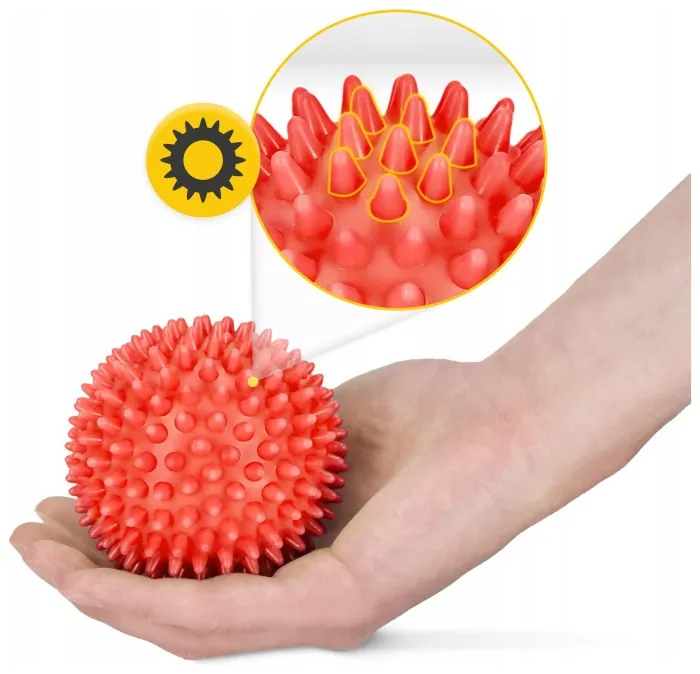 Массажный мяч с шипами 4FIZJO Spike Ball 7 см (P-5907739311399)