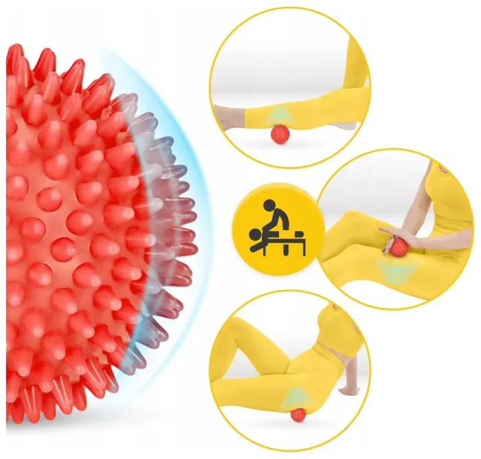 Массажный мяч с шипами 4FIZJO Spike Ball 7 см (P-5907739311399)