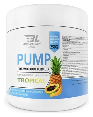 Pre-Workout Formula - 250g Tropical