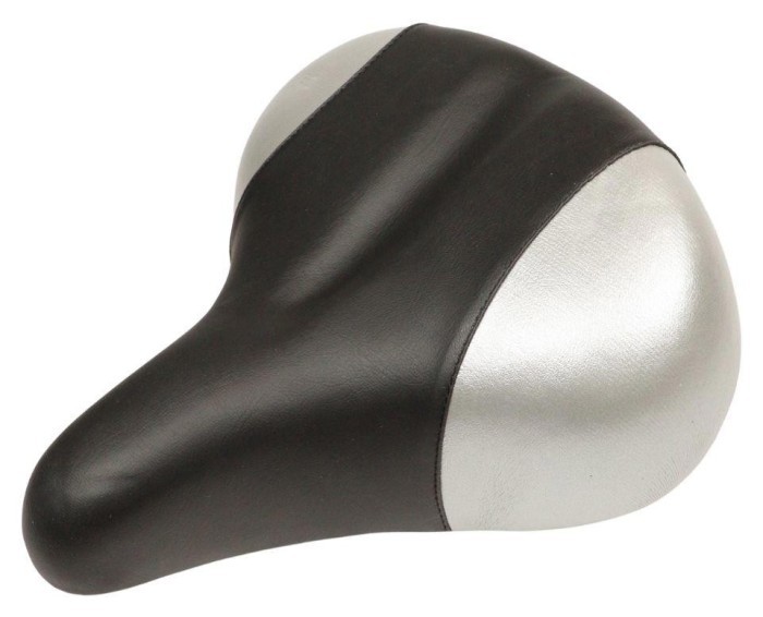 Сідло з замком 265*230 мм AZ-0112 чорний зі сріблястим, укр, укр