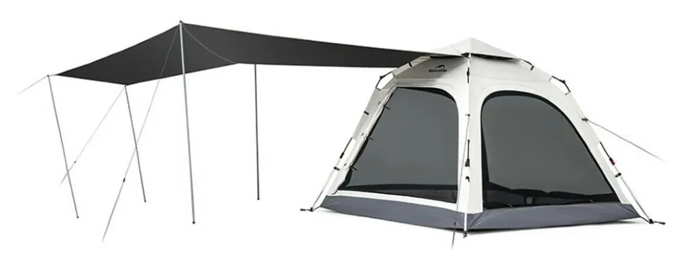 Палатка терхместная автоматическая Naturehike Ango CNK2550WS010 L серый (6975641888321)