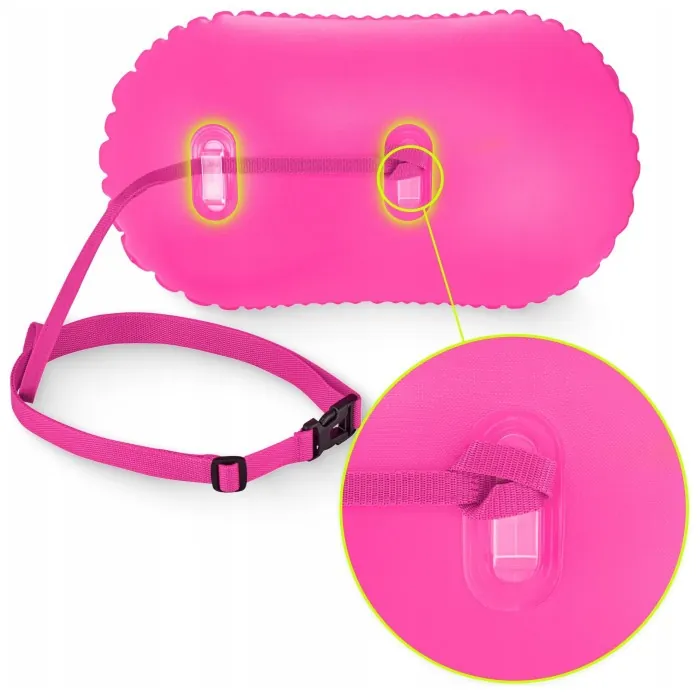 Буй для плавания TSUNAMI Basic надувной Pink (P-5907739314079)