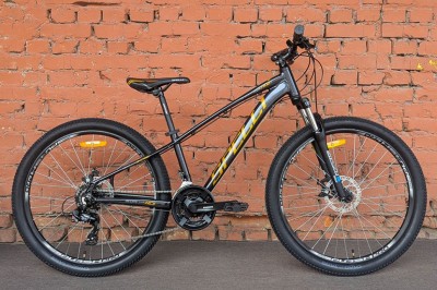 Велосипед гірський 27.5" Spelli SX-2700 Grey/Orange (2025)