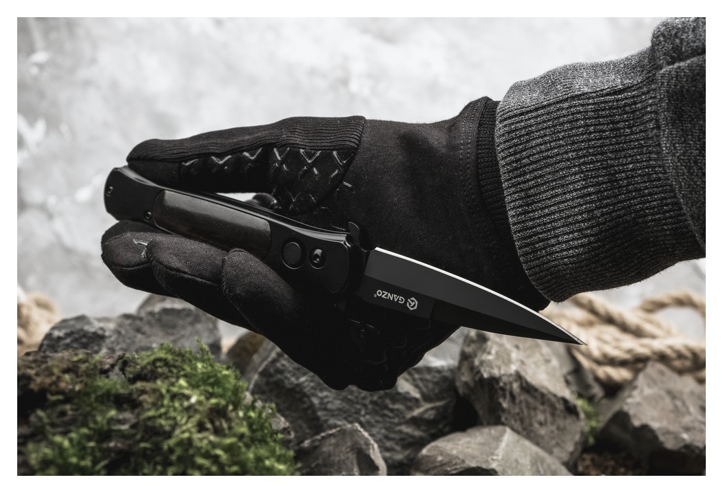 Нож складной Ganzo G707B черный