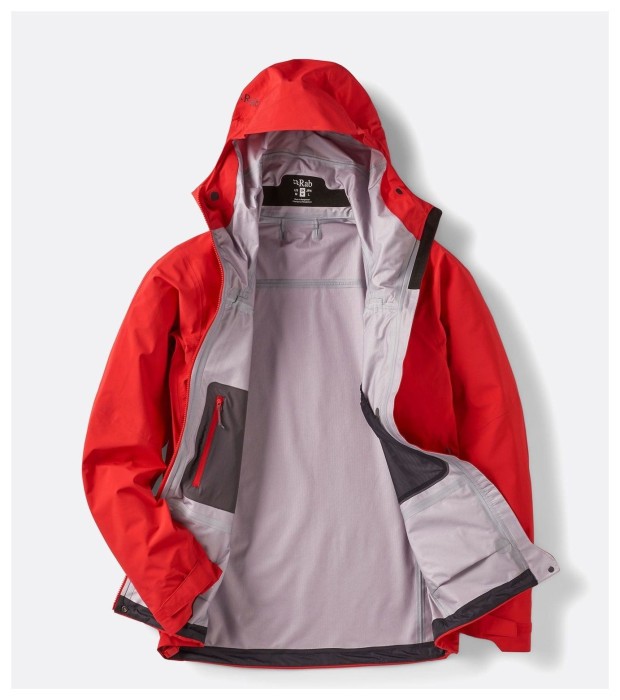 Мембранна куртка чоловіча Rab Firewall Guide Jacket, Summit Red, M