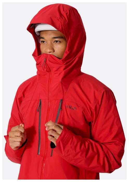 Мембранна куртка чоловіча Rab Firewall Guide Jacket, Summit Red, M