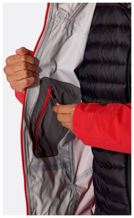 Мембранна куртка чоловіча Rab Firewall Guide Jacket, Summit Red, M