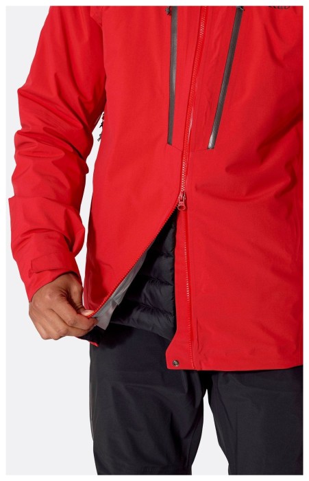 Мембранна куртка чоловіча Rab Firewall Guide Jacket, Summit Red, M