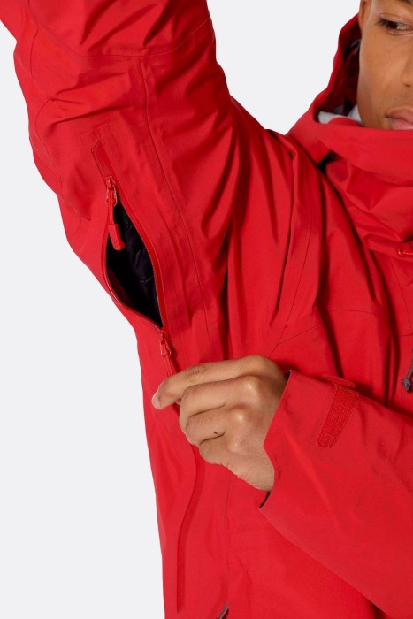 Мембранна куртка чоловіча Rab Firewall Guide Jacket, Summit Red, M