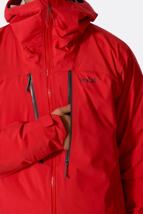 Мембранна куртка чоловіча Rab Firewall Guide Jacket, Summit Red, M