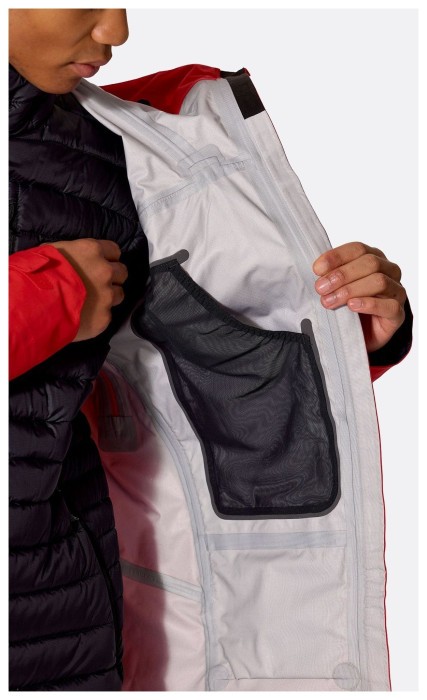 Мембранна куртка чоловіча Rab Firewall Guide Jacket, Summit Red, M
