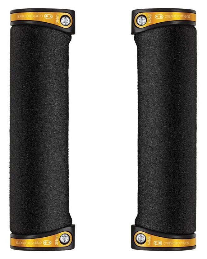 Грипсы для велосипеда Crankbrothers COBALT 130 мм Black/Gold (14918)
