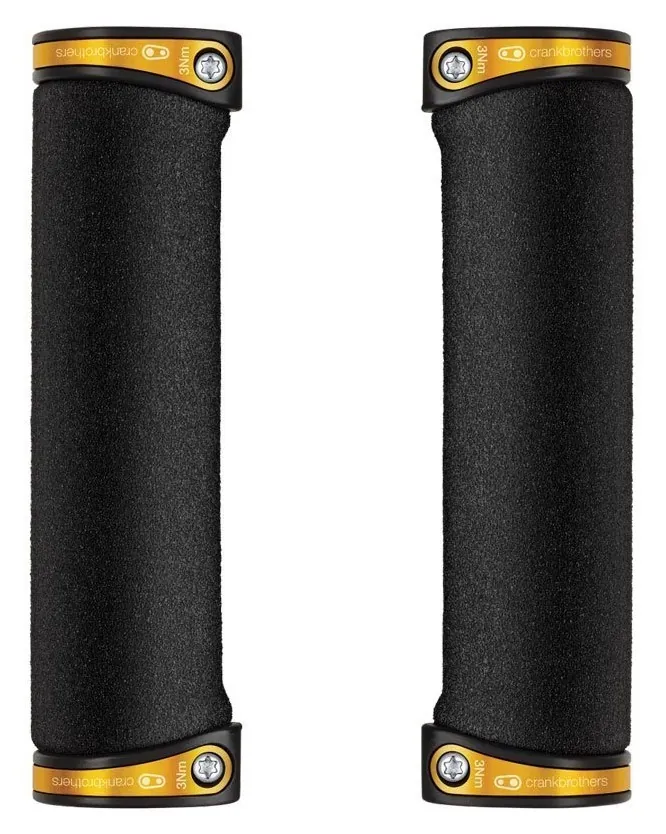 Грипси для велосипеда Crankbrothers COBALT 130 мм Black/Gold (14918) (Золотий, Чорний)