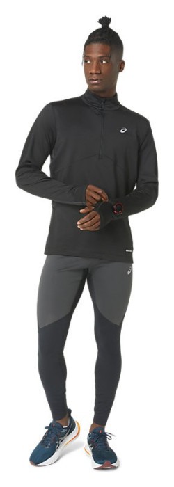Лонгслив Asics (2011C882) WINTER RUN 1/2 ZIP MID LAYER 2024