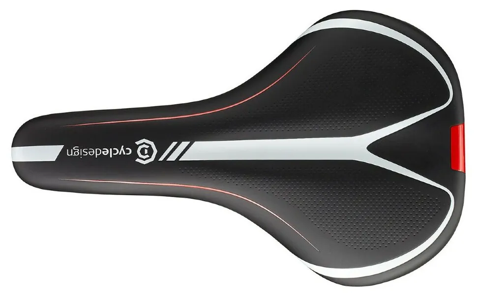 Сідло для велосипеда Cycledesign CITY II Black (SA0030) (Чорний)