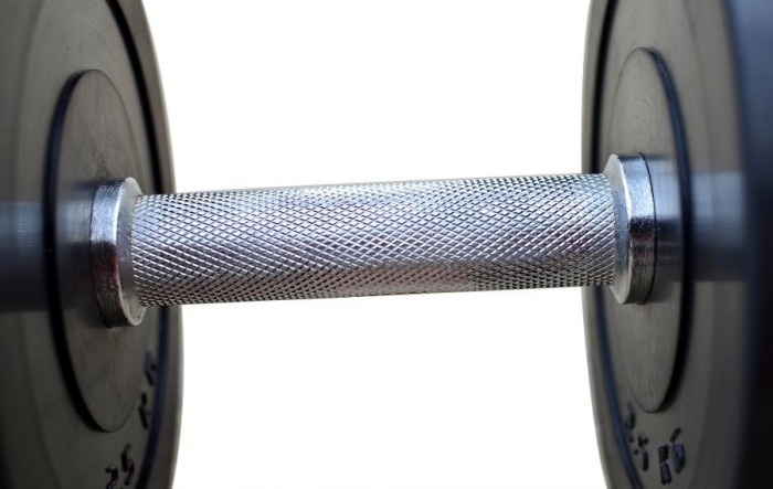 Обгумовані гантелі RN-Sport 2 по 16 кг (RN_OD2х16)