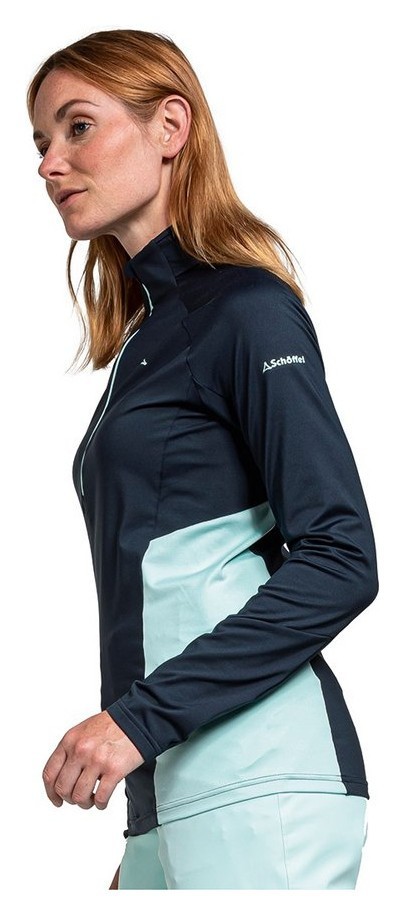 Кофта спортивна жіноча Schoeffel LONGSLEEVE JUONLI L 38 Blue 882 (10-12752-WRH)