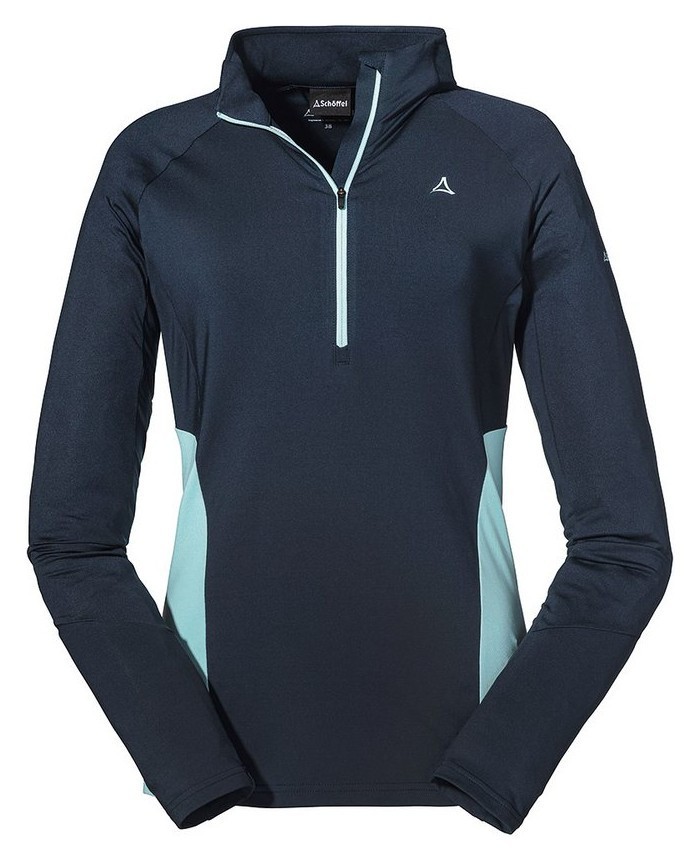 Кофта спортивна жіноча Schoeffel LONGSLEEVE JUONLI L 38 Blue 882 (10-12752-WRH)
