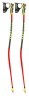 Палки для горных лыж для подростков Leki WCR LITE GS 3D 95см Fluorescent red/black/neon yellow (65065901-WRH)