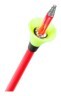 Палки для горных лыж для подростков Leki WCR LITE GS 3D 95см Fluorescent red/black/neon yellow (65065901-WRH) Фото - 4