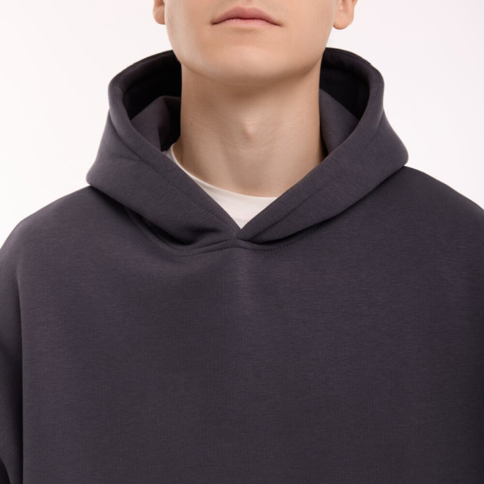 Графитовый худой оверсайз для мужчин Pobedov Urbanist. Худые большого размера зимнее