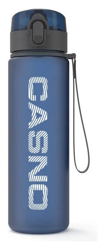 Пляшка для води CASNO 1050 мл з матовим покриттям KXN-1184 (PP_KXN-1184_Grey)