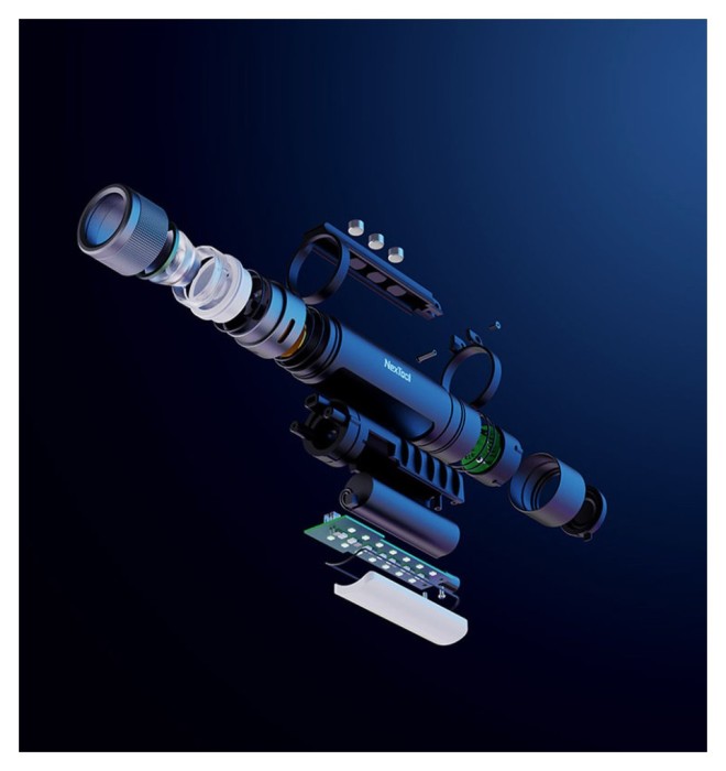 Світлодіодний ліхтар 6в1 з магнітом, з функцією powerbank, 1000 лм, укр, укр